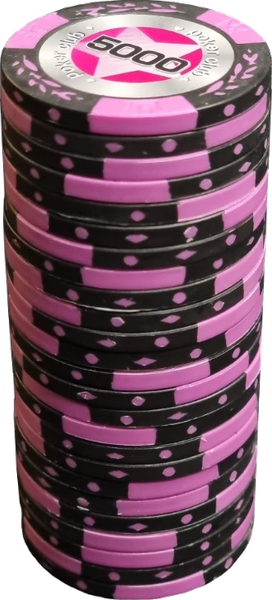 Изображение товара Набор фишек для покера Partida Black Stars / BlackStars5000 (25шт)