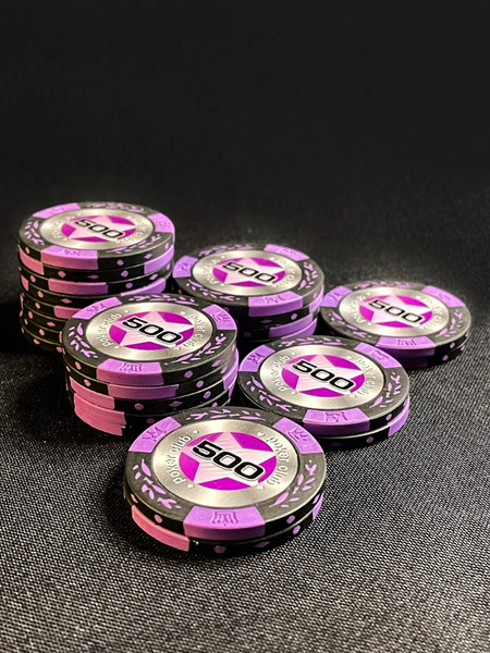 Изображение товара Набор фишек для покера Partida Black Stars / BlackStars500 (25шт)