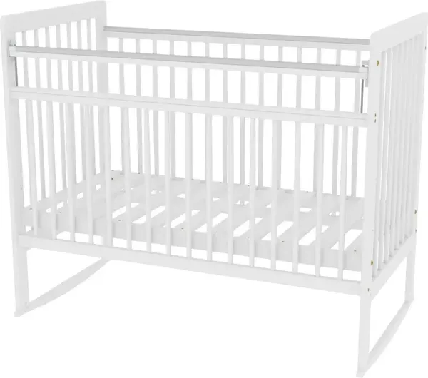 Изображение товара Детская кроватка Bambini 16.20.16.03 (белый лак)