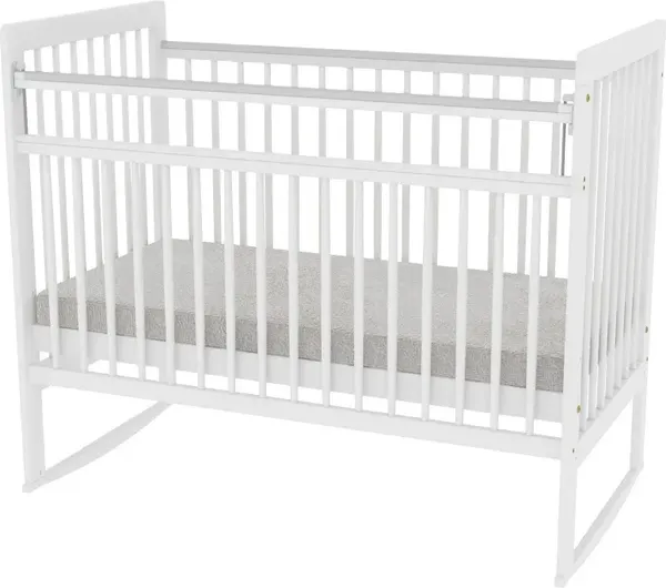 Изображение товара Детская кроватка Bambini 16.20.16.03 (белый лак)