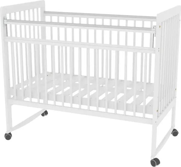 Изображение товара Детская кроватка Bambini 16.20.16.03 (белый лак)