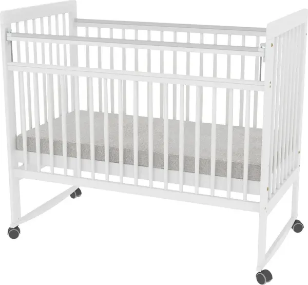 Изображение товара Детская кроватка Bambini 16.20.16.03 (белый лак)