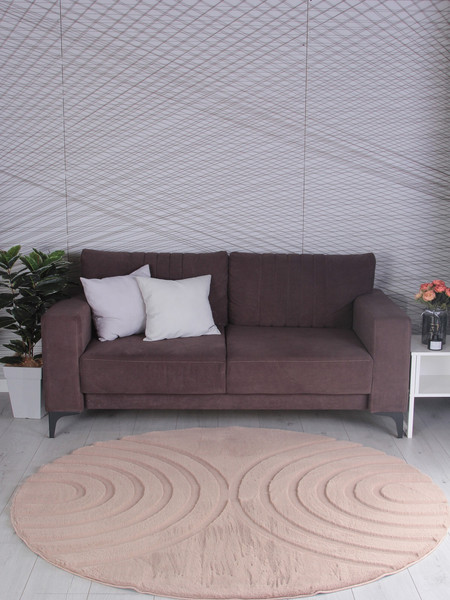 Изображение товара Коврик PIXEL Rabbit Carving PX4005-DAIRE-BROWN-BROWN (1.6x1.6)