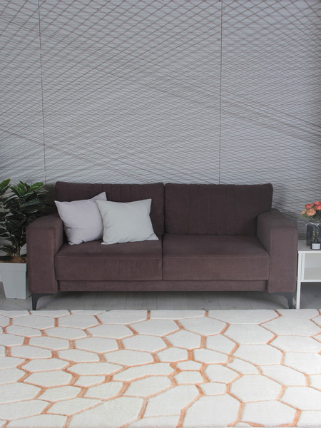 Изображение товара Коврик PIXEL Rabbit Carving PX4003-STAN-CREAM-TERRA (1.2x1.8)