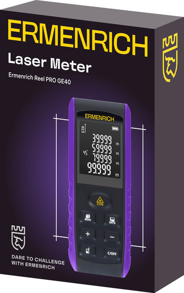 Лазерный дальномер Ermenrich Reel Pro GE40 / 86258 (фиолетовый) — фото 6