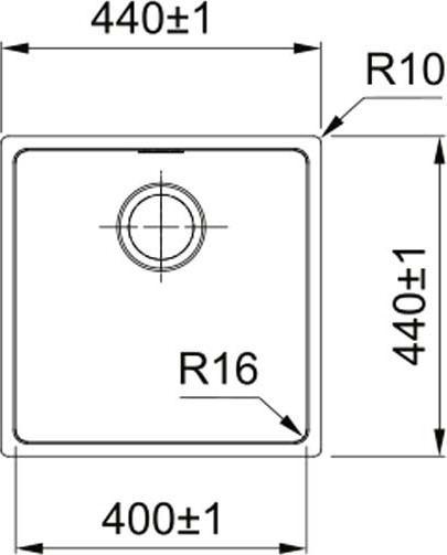 Изображение товара Мойка кухонная Franke FEX 210-40 (127.0688.781)