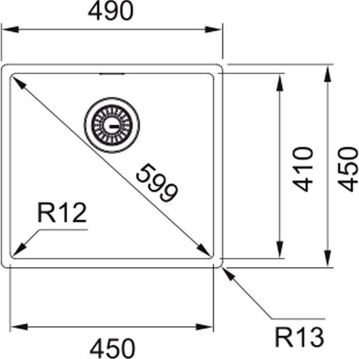 Изображение товара Мойка кухонная Franke BXX 210-45 (127.0679.183)