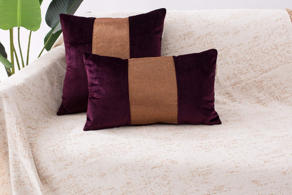 Изображение товара Наволочка декоративная Sofi de Marko Амели 30x50 / Нав-012-А-30х50 (бордовый)