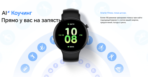 Изображение товара Умные часы Honor Watch Fit Active IVY-B19 / 5502ABWQ (черный)