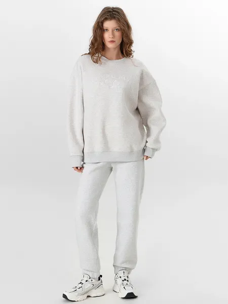 Изображение товара Свитшот Mark Formelle 122887/1 (р.164/170-84-90, серый меланж 4306-А/644-W вышивка)