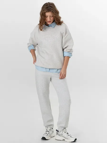 Изображение товара Свитшот Mark Formelle 122887/1 (р.164/170-92-98, серый меланж 4306-А/644-W вышивка)