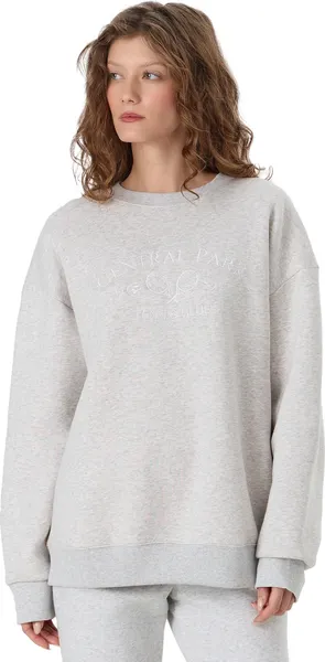 Изображение товара Свитшот Mark Formelle 122887/1 (р.164/170-100-106, серый меланж 4306-А/644-W вышивка)