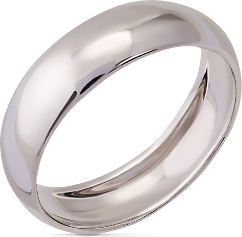 Изображение товара Кольцо обручальное из белого золота Кристалл CB03600226773 (р.23)