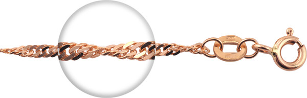 Изображение товара Браслет из желтого золота Кристалл CA98100226773 (р.20)