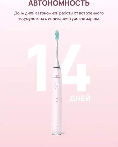 Изображение товара Звуковая зубная щетка Philips HX2421/04 (розовый)