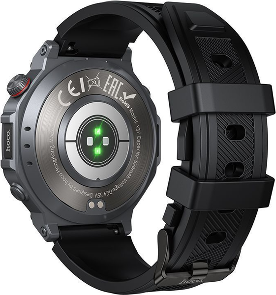 Изображение товара Умные часы Hoco Y37 Amoled+GPS Call Version (черный)