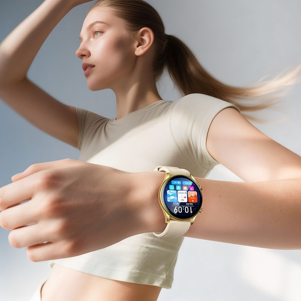 Изображение товара Умные часы Hoco Y38 Amoled Call Version (золотой)