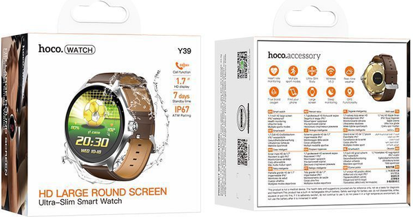 Изображение товара Умные часы Hoco Y39 Call Version (серебро)
