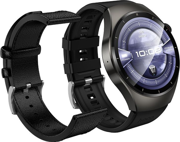 Изображение товара Умные часы Hoco Y40 Call Version + 2 ремешка (черный)