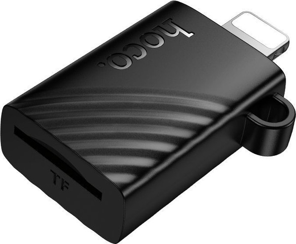 Изображение товара Картридер Hoco HB53 Mini Lightning/TF Card (черный)
