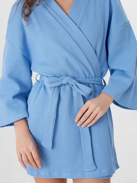 Изображение товара Халат Mark Formelle 552292 (р.164/170-92-98, сине-голубой)