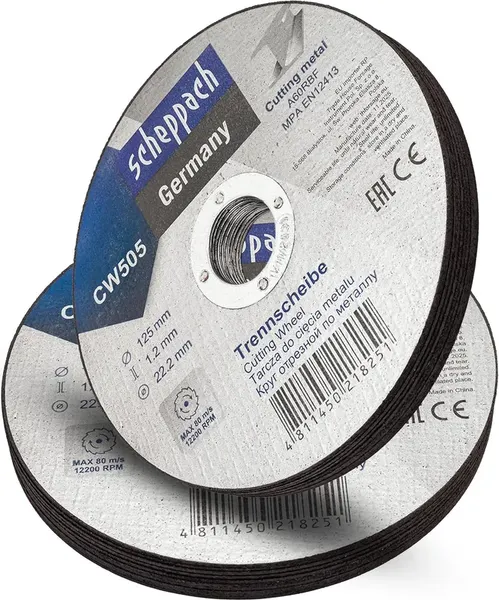 Изображение товара Набор отрезных дисков Scheppach Sch-CW505 (63955), (20шт)
