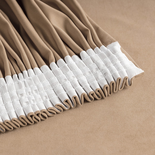 Изображение товара Комплект штор Soft Lines канвас 43 200x270 (2шт, бежевый)