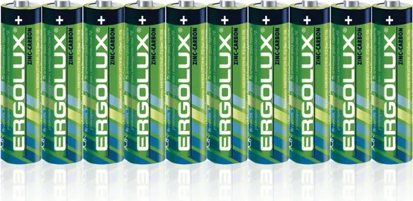 Изображение товара Комплект батареек Ergolux R03 SR10 / 15119 (60шт)