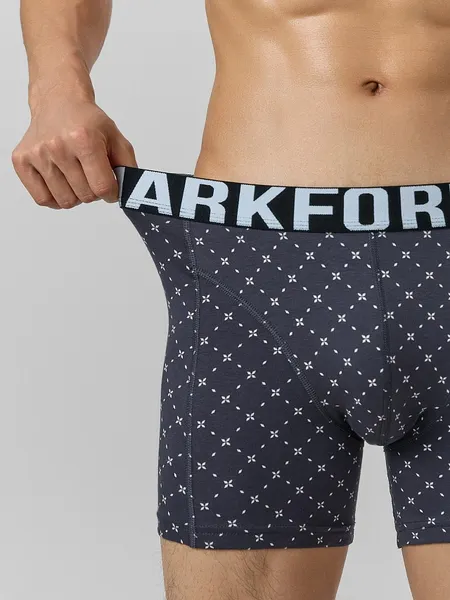 Изображение товара Трусы мужские Mark Formelle 411235 (р.98-108, нб узор сетка на темно-сером)