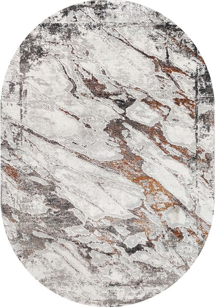 Изображение товара Коврик Safyun Mariel MR333-MULTY-GREY-OVAL (1.2x1.7)
