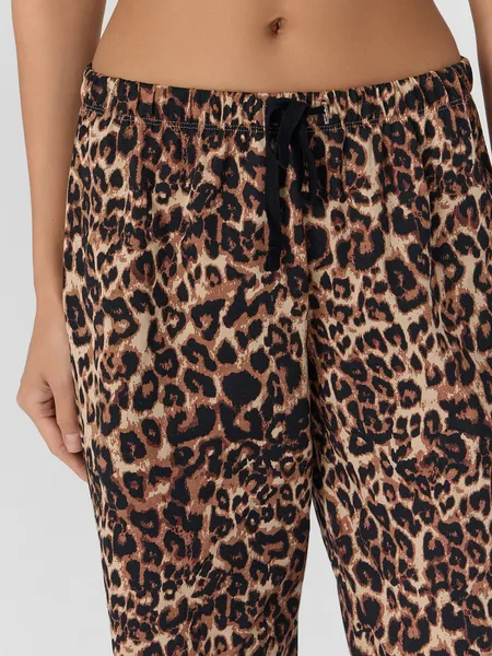 Изображение товара Штаны домашние Mark Formelle 532495 (р.164/170-118, леопард на песочном)