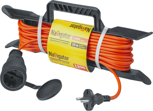 Изображение товара Удлинитель на рамке Navigator NPE-F-10-X-2x0.75 / 93919