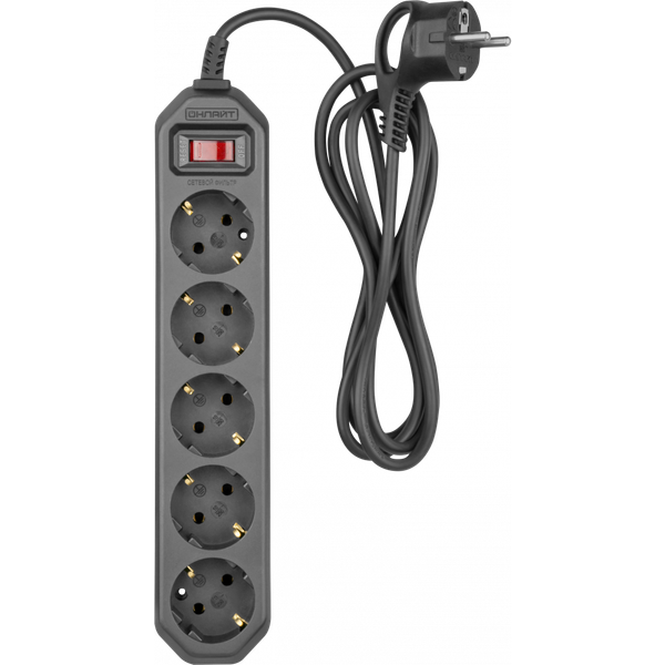 Изображение товара Сетевой фильтр Онлайт OSP-05-300-ESC-3x0.75-BL / 90780