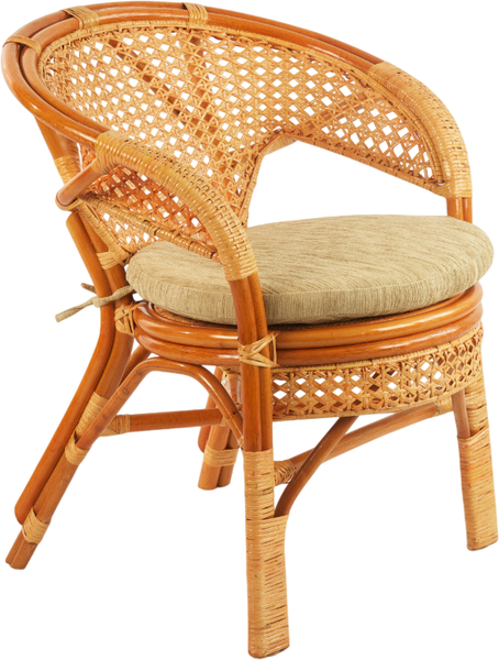 Изображение товара Кресло садовое Мебель Солнца Пеланги 02/15В (коньяк/бежевый)