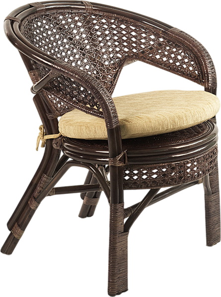 Изображение товара Кресло садовое Мебель Солнца Пеланги 02/15В (темно-коричневый/бежевый)