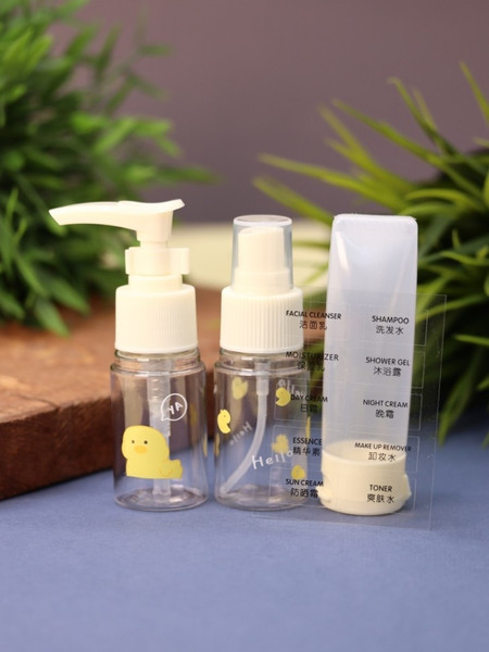 Изображение товара Набор флаконов для косметики ILikeGift Hello duck / 081H