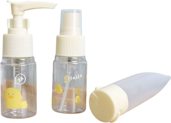 Изображение товара Набор флаконов для косметики ILikeGift Hello duck / 081H