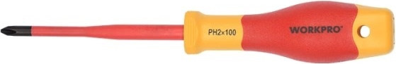Изображение товара Отвертка Workpro VDE PH2x100мм / WP341009
