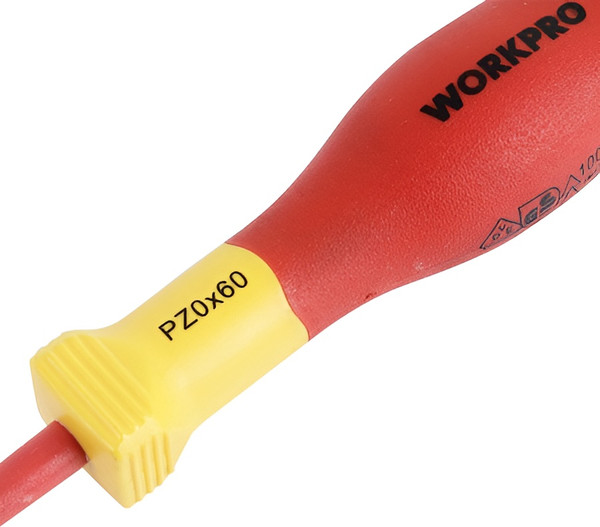 Изображение товара Отвертка Workpro VDE PZ0x60мм / WP341019