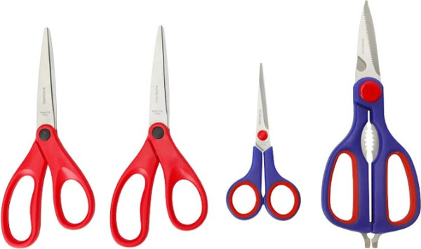 Изображение товара Набор ножниц канцелярских Workpro WP200002 (4пр)