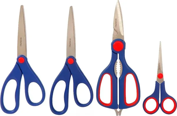 Изображение товара Набор ножниц канцелярских Workpro WP200002 (4пр)