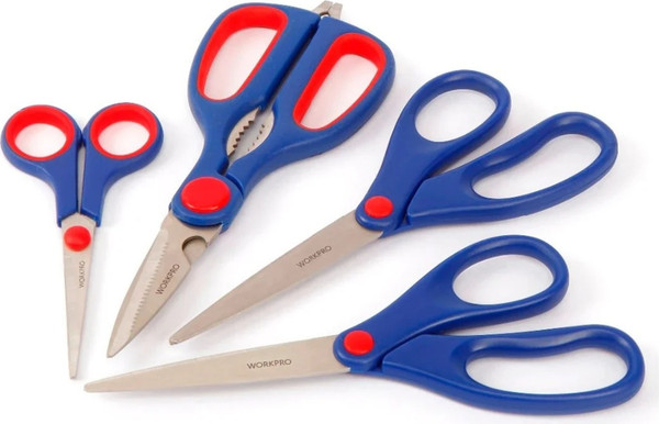 Изображение товара Набор ножниц канцелярских Workpro WP200002 (4пр)