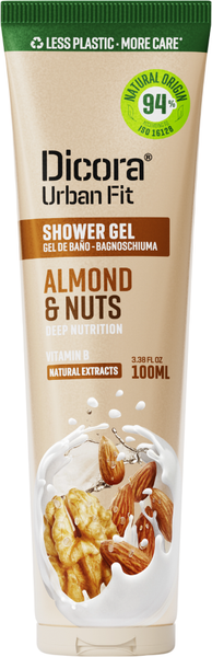 Изображение товара Гель для душа Dicora Almonds & Nuts с витамином В (100мл)