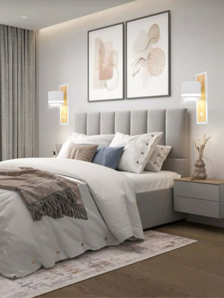 Изображение товара Бра Aitin-Pro X4522/1 (белый/дерево)