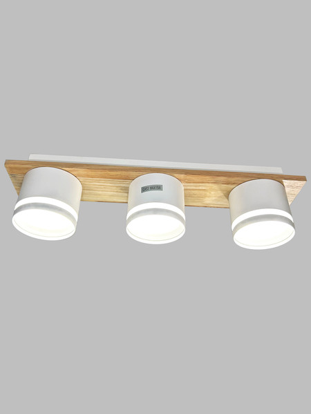 Изображение товара Люстра Aitin-Pro X4516/3 (белый/дерево)