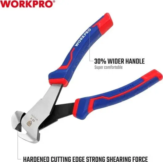 Изображение товара Кусачки торцевые Workpro 180мм / WP231027