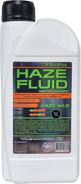 Изображение товара Жидкость для генератора дыма EcoFog EF-HAZE-WLB-1L