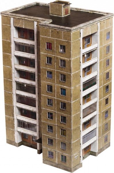 Изображение товара Сборная модель Умная бумага Брежневка. Новый дизайн / 4657800380755