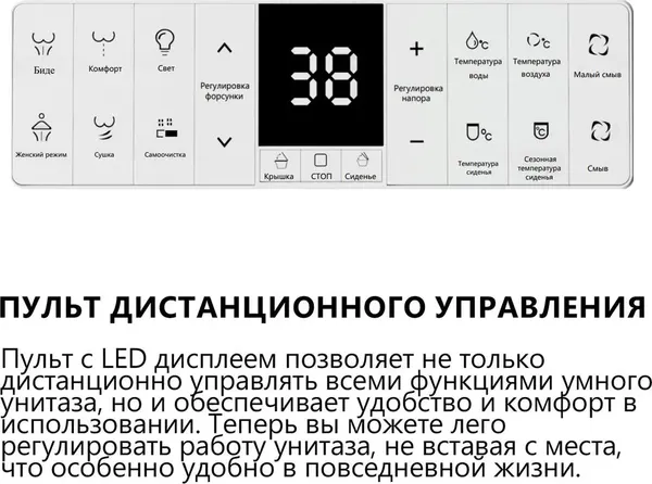 Изображение товара Унитаз подвесной Abber Bequem AC1121S (белый)