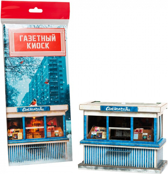 Изображение товара Сборная модель Умная бумага Газетный киоск. Союзпечать / 4657800380748